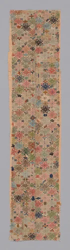 Panel (sleeveband) by China, textile, 1875-1900