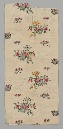 Panel (From a Dress) by England, Spitalfields, textile, 1740-1750