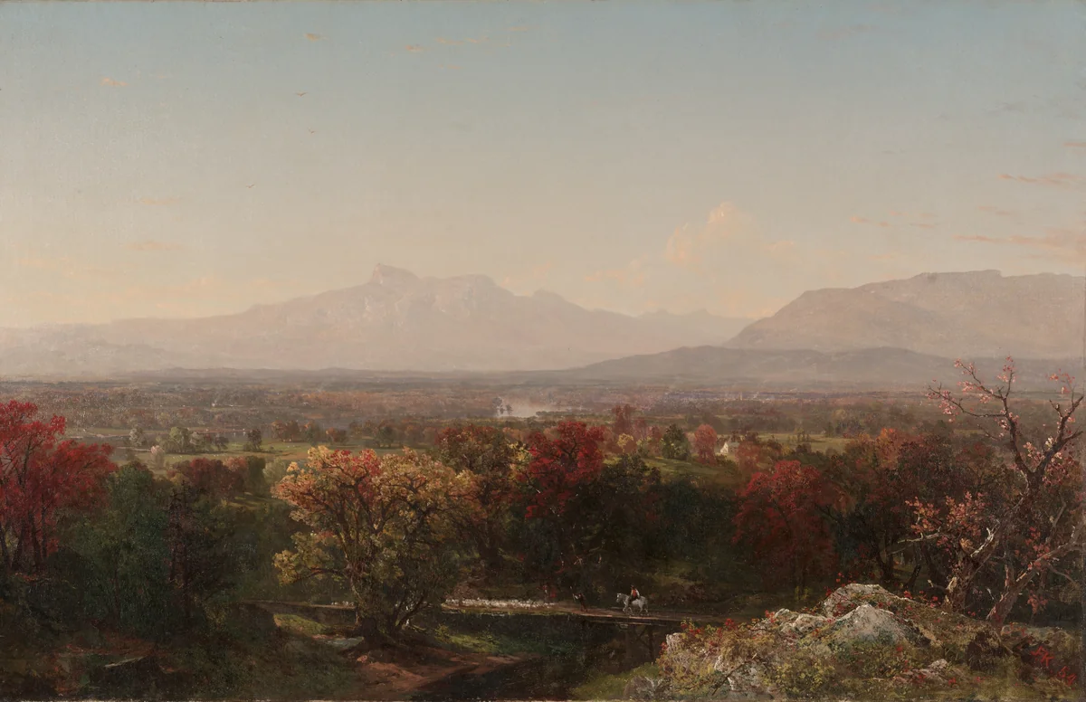 An October Day in the White Mountains by John Frederick Kensett, painting, 1854