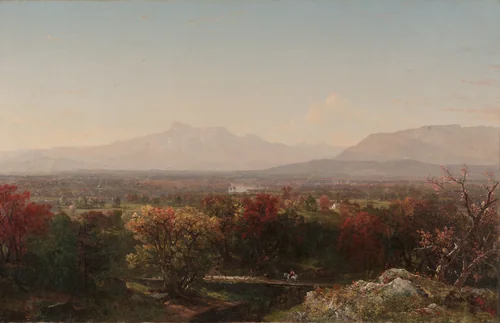 An October Day in the White Mountains by John Frederick Kensett, painting, 1854