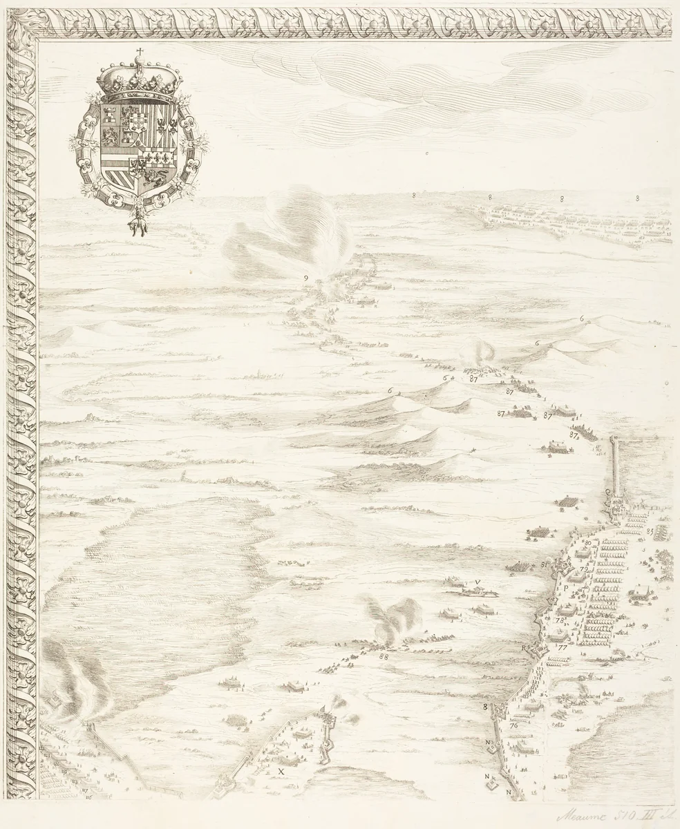 The Siege of Breda [plate 1 of 6] by Jacques Callot, print, 1627-1628