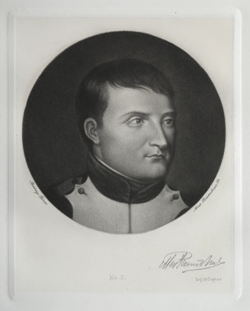 Napoleon Bonaparte by Max Rosenthal, print