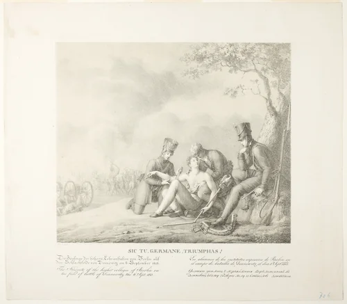 So you, German, Triumph! by Marie Electrine Stuntz, print, 1813-1819