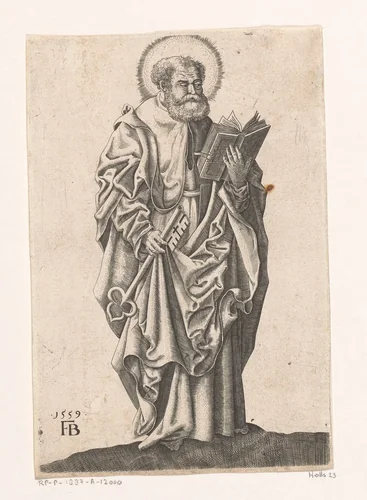 Heilige Petrus by Unknown, print, 1559