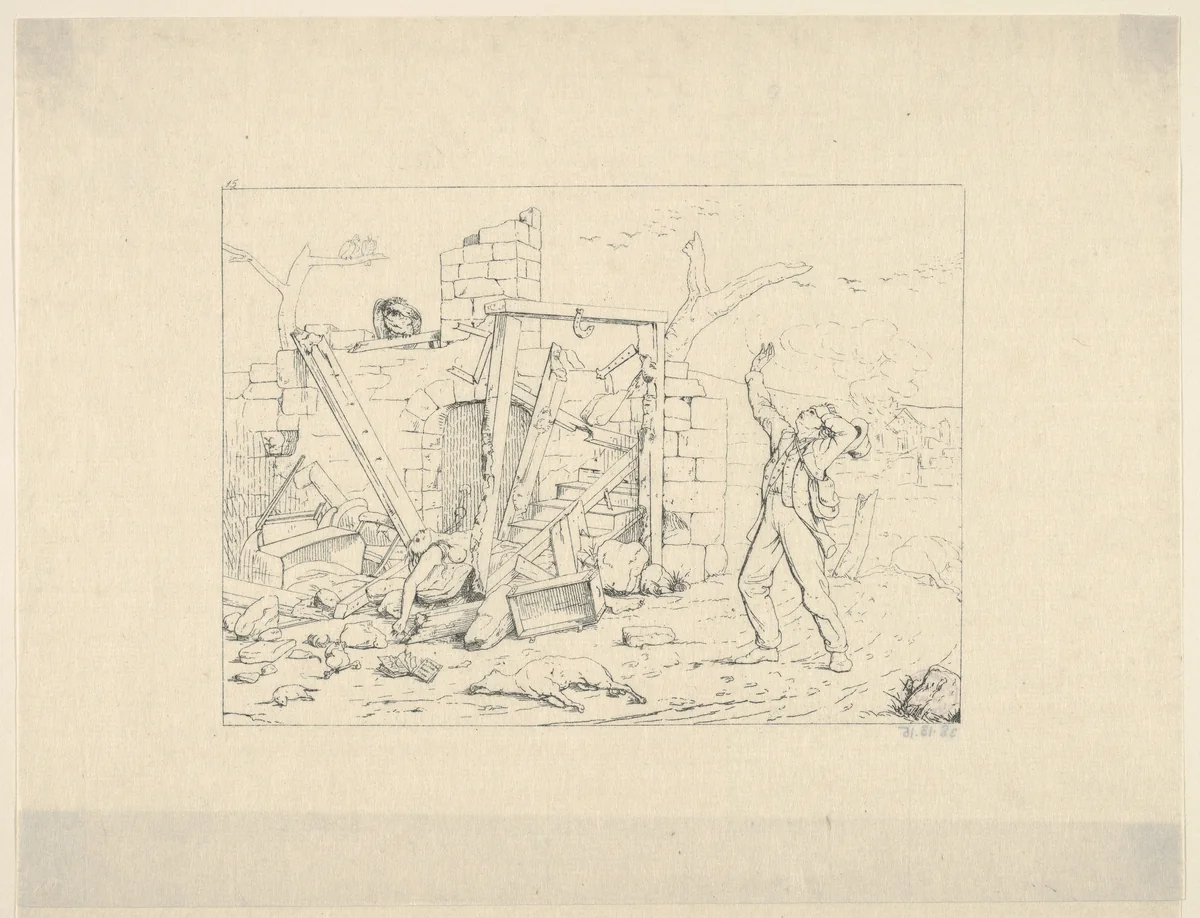 Tracks of the Armies (from Confederate War Etchings) by Adalbert John Volck, print, 1861-1863