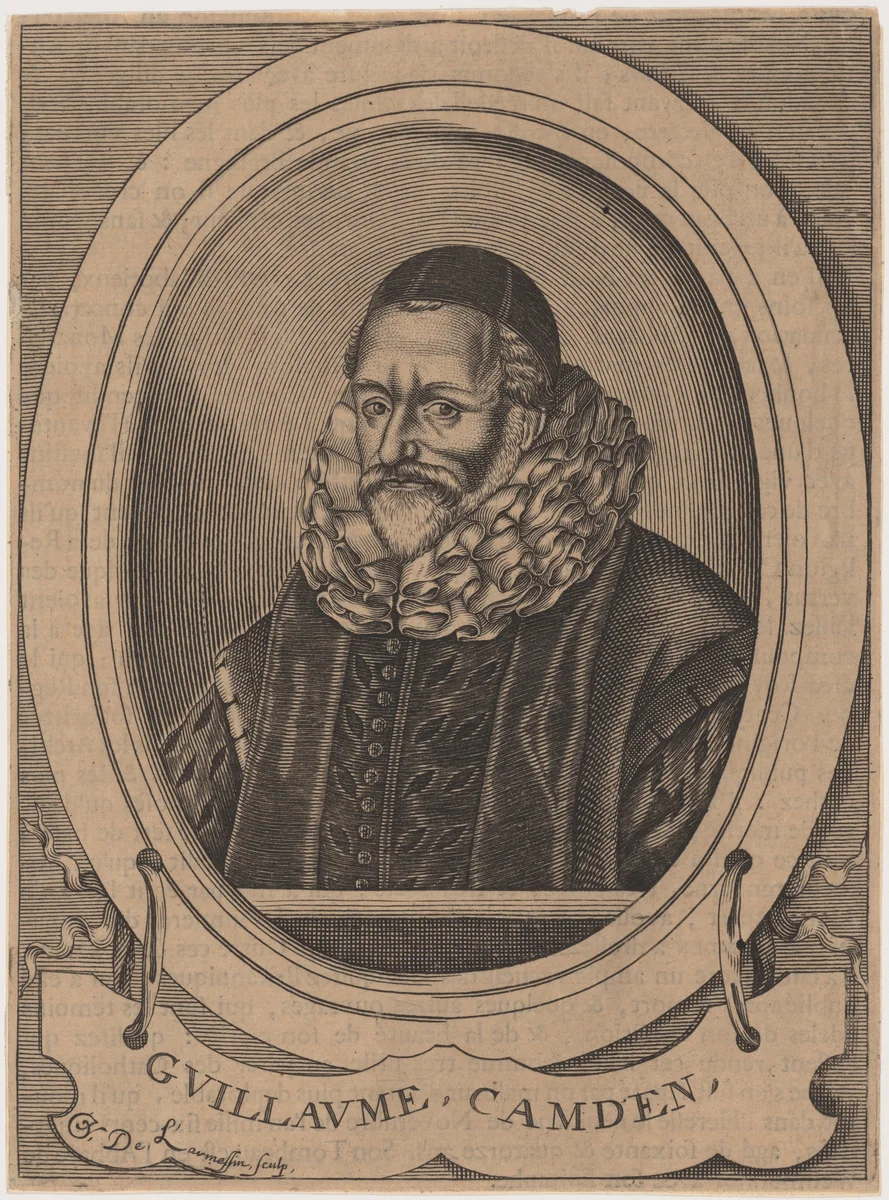 William Camden, Herald, Antiquary and Historian by Nicolas de Larmessin IV, print, 1684-1755