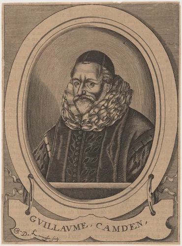 William Camden, Herald, Antiquary and Historian by Nicolas de Larmessin IV, print, 1684-1755
