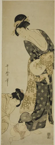 Mother and Child by Kitagawa Utamaro (喜多川歌麿), print, 1795-1805