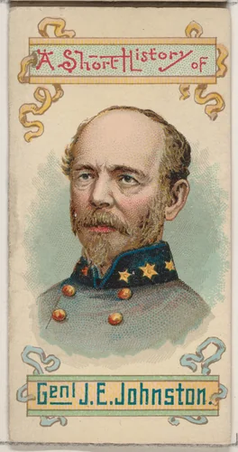 A Short History of General Joseph Eggleston Johnston, from the Histories of Generals series of booklets (N78) for Duke brand cigarettes by W. Duke, Sons & Co., print, 1888
