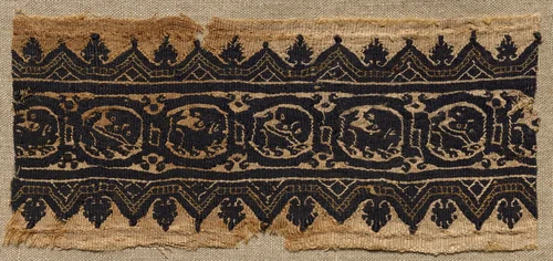 Fragment, Probably Part of a Clavus by Unknown, textile, 400-699