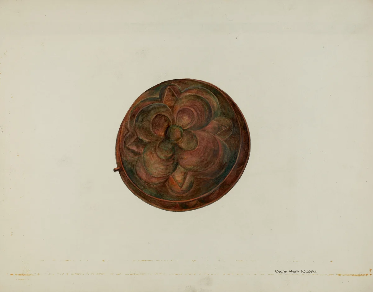 Unknown Object by Harry Mann Waddell, index of american design, 1935-1942