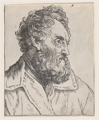 Head of a Man by Jan Lievens, print, 1620-1674