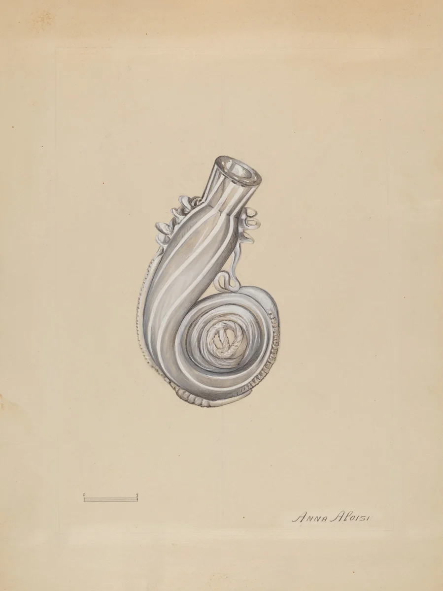 Scent Bottle by Anna Aloisi, index of american design, 1937