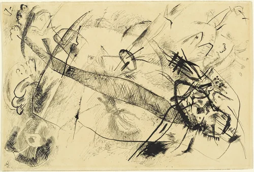 Untitled (Ohne Titel) by Wassily Kandinsky, drawing, 1915