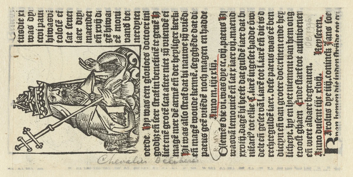 Paus by anonymous, print, 1517