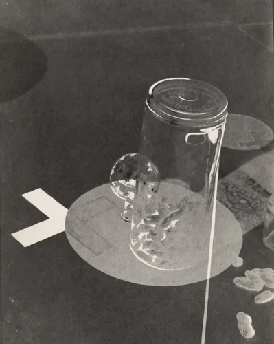 Composition by László Moholy-Nagy, photograph, 1926