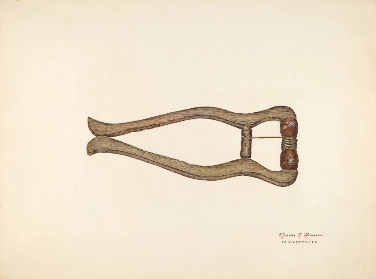 Bootjack by William Kieckhofel; Marius Hansen, index of american design, 1938