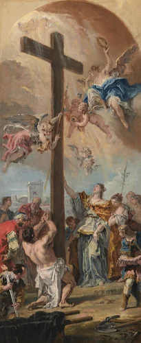 The Exaltation of the True Cross by Sebastiano Ricci, painting, 1733