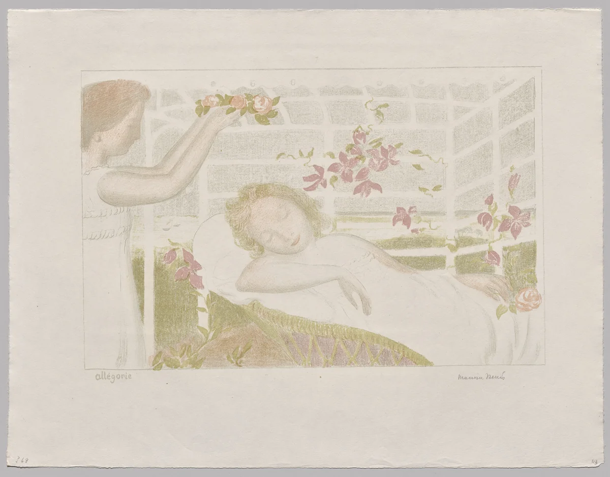 Allegory by Maurice Denis, print, 1899