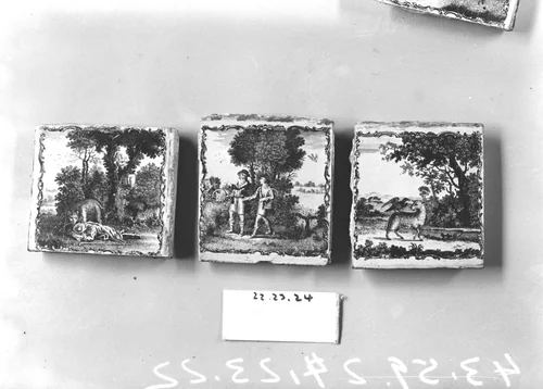 Tile by Guy Green, artwork, 1771-1776