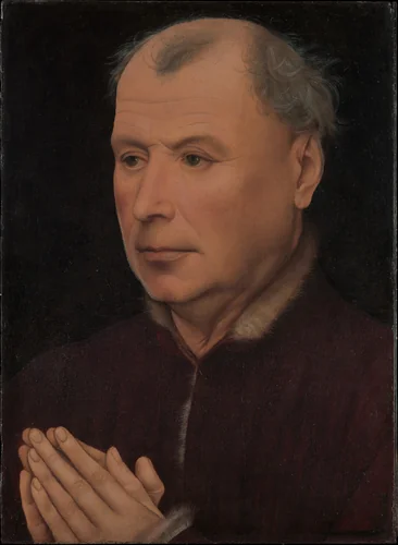 Man in Prayer by Rogier van der Weyden, painting, 1435-1445