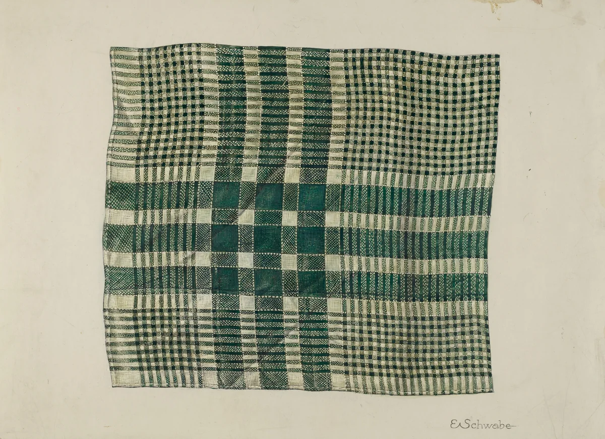 Kerchief Scarf by Erwin Schwabe, index of american design, 1938