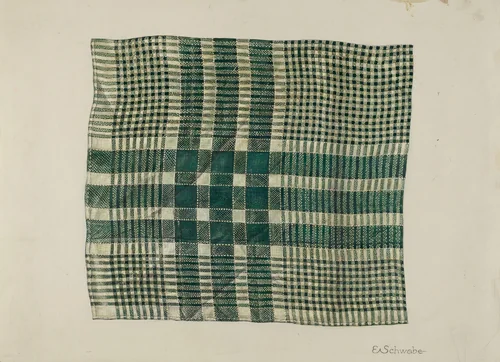 Kerchief Scarf by Erwin Schwabe, index of american design, 1938