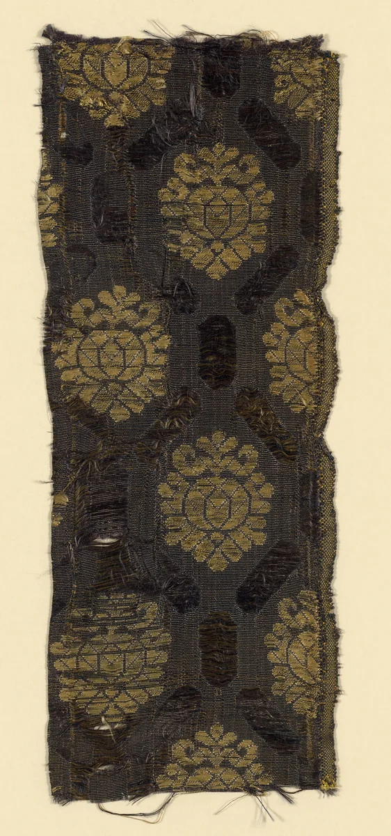 Fragment by Italy, textile, 1625-1675