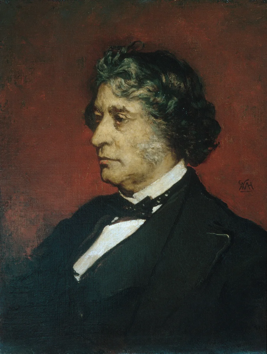 Charles Sumner by William Morris Hunt, artwork, 1875