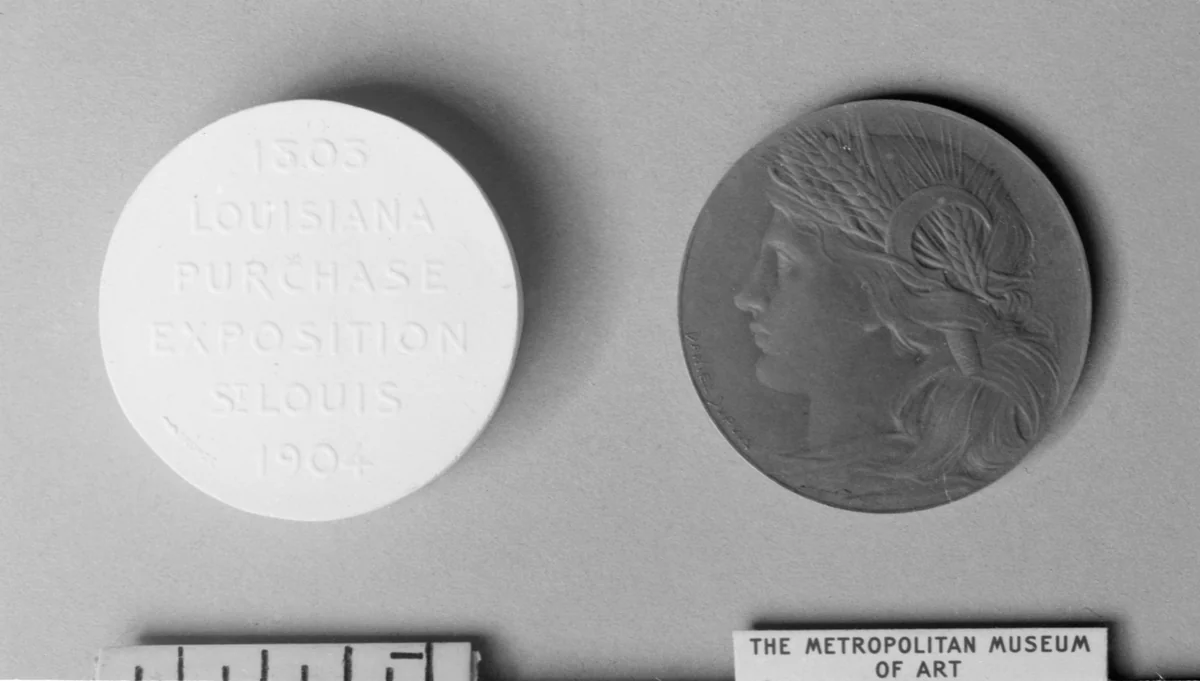 Agriculture (for the St. Louis Exhibition, 1904) by Daniel Jean-Baptiste Dupuis, metalwork, 1904