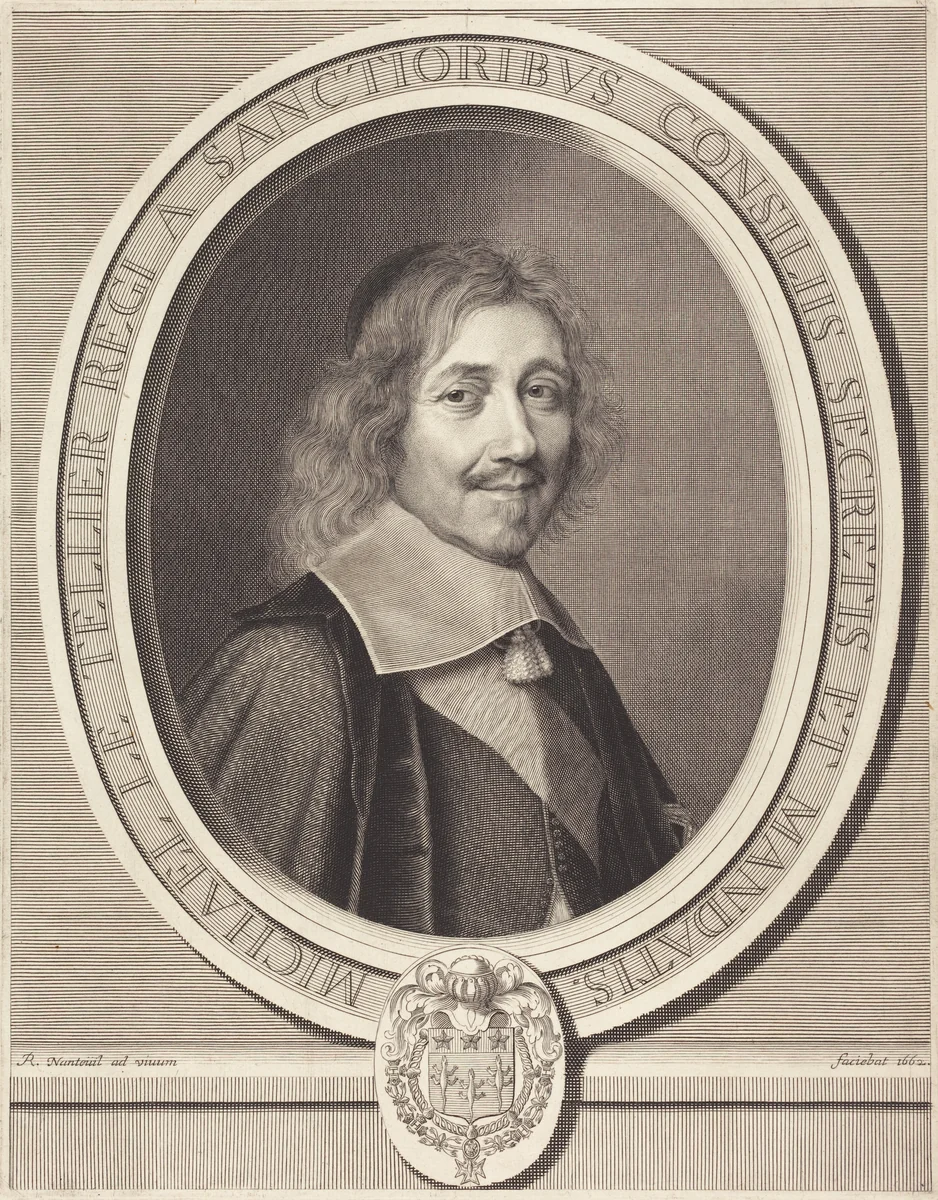 Chancellor Michel Le Tellier by Robert Nanteuil, print, 1662