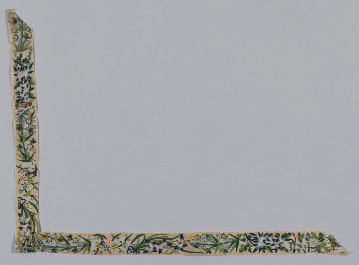 Trimming by Han-Chinese, textile, 1850-1900