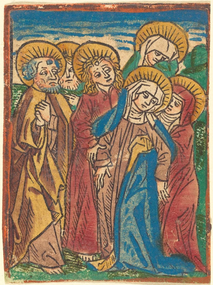 Madonna Overcome by German 15th Century, print, 1490