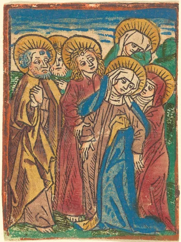 Madonna Overcome by German 15th Century, print, 1490