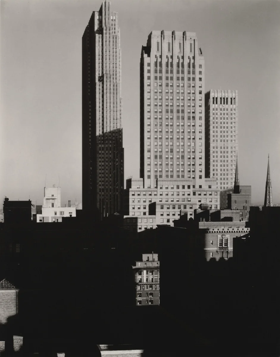 From the Shelton, West by Alfred Stieglitz, photograph, 1935