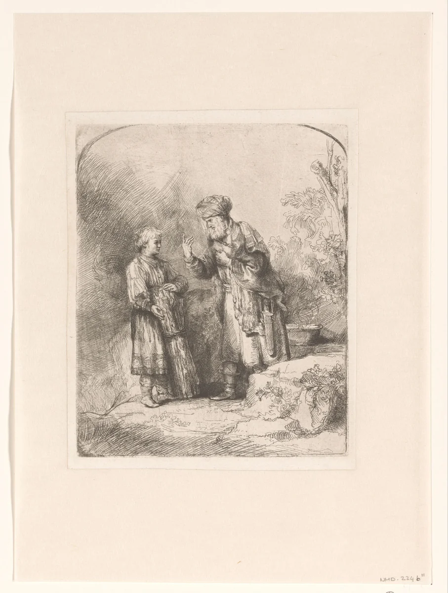 Abraham and Isaac by anonymous, print, 1819