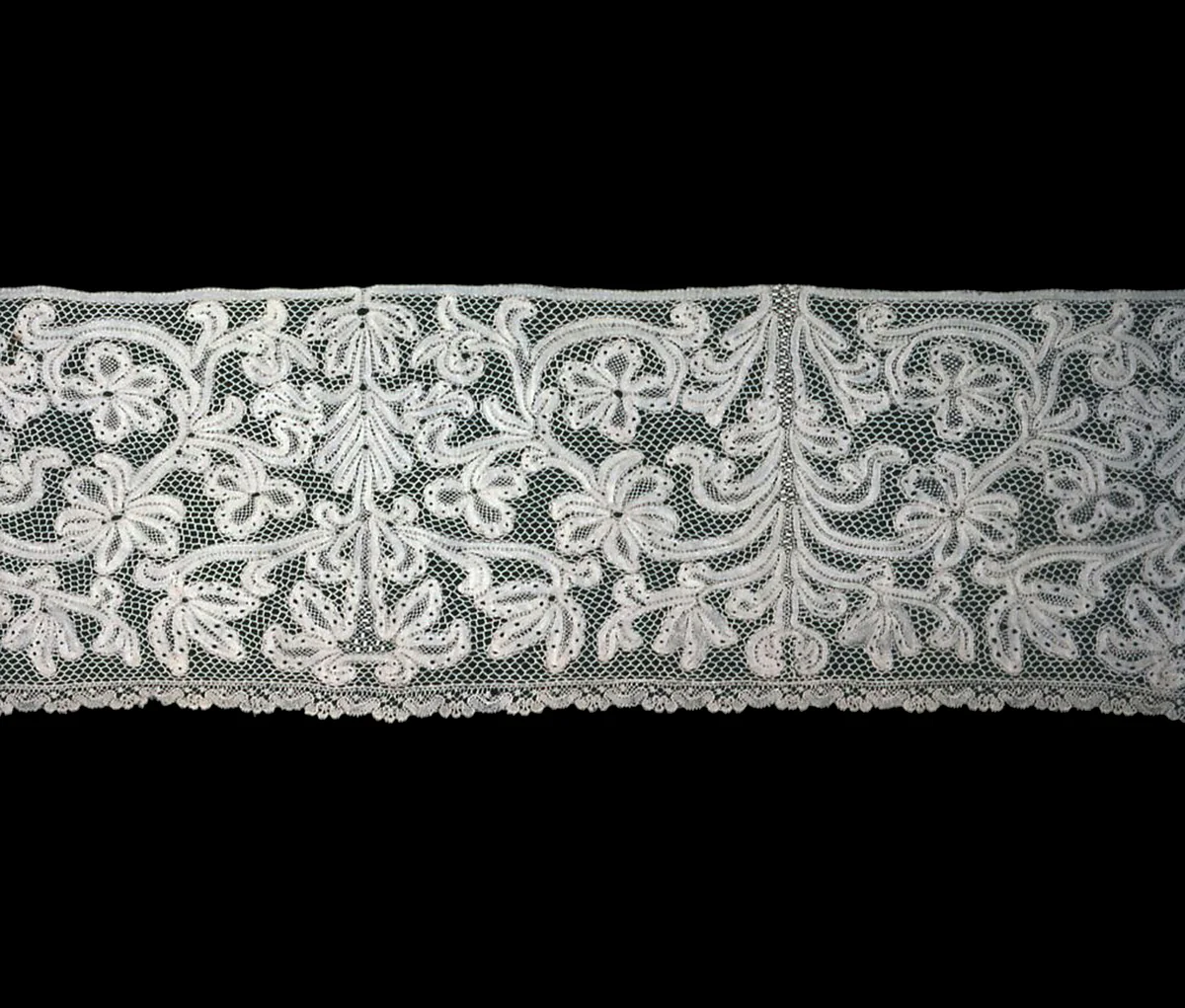 Flounce by Unidentified Artist, textile, 1701-1750