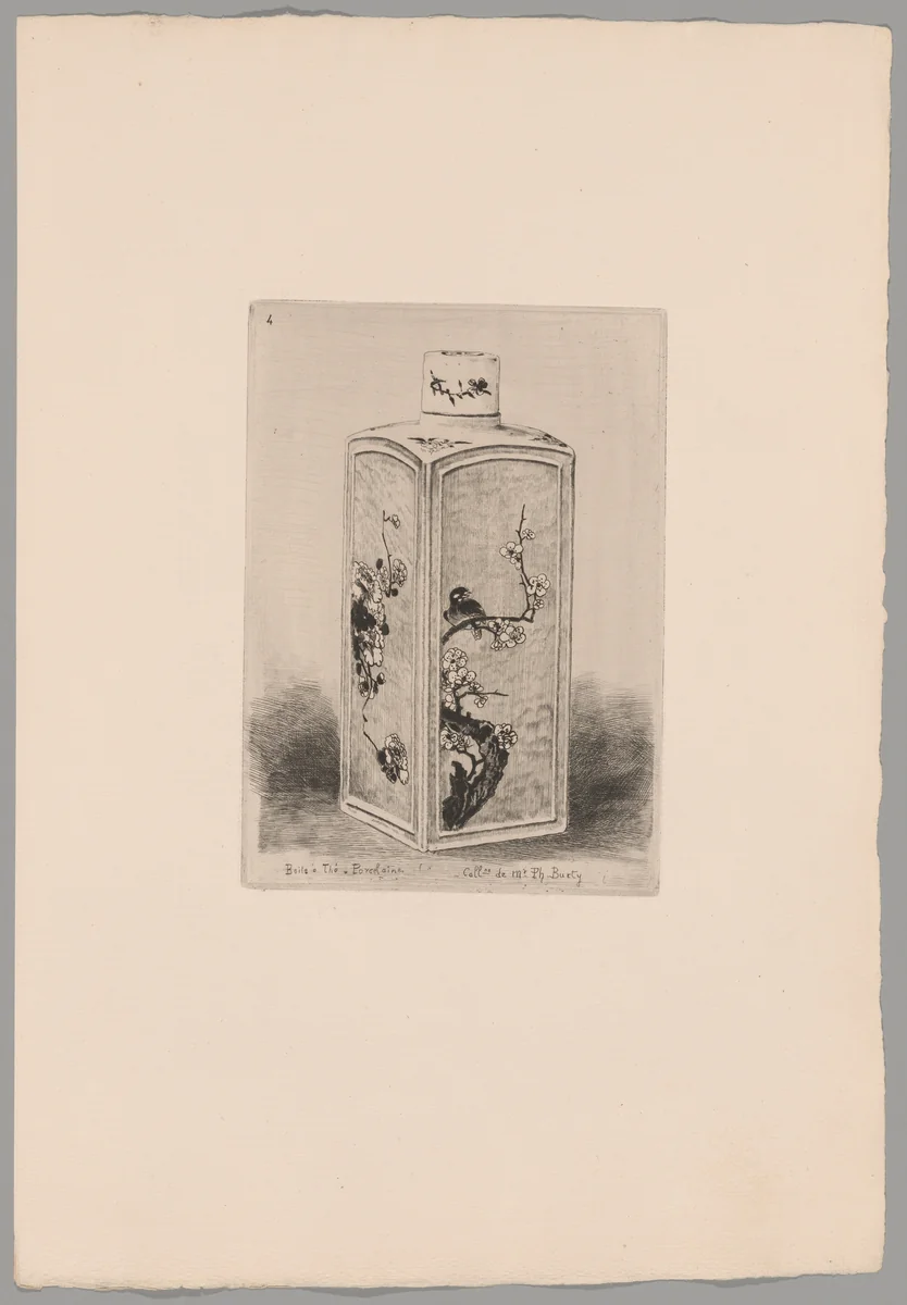 Japonisme by Felix Hilaire Buhot, print, 1883