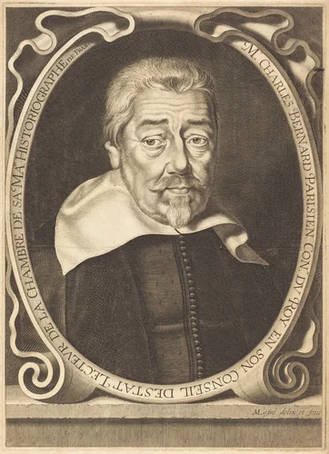 Charles Bernard by Michel Lasne, print, 1590-1667