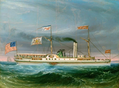 Steamship "Erie" by American 19th Century, painting, 1837