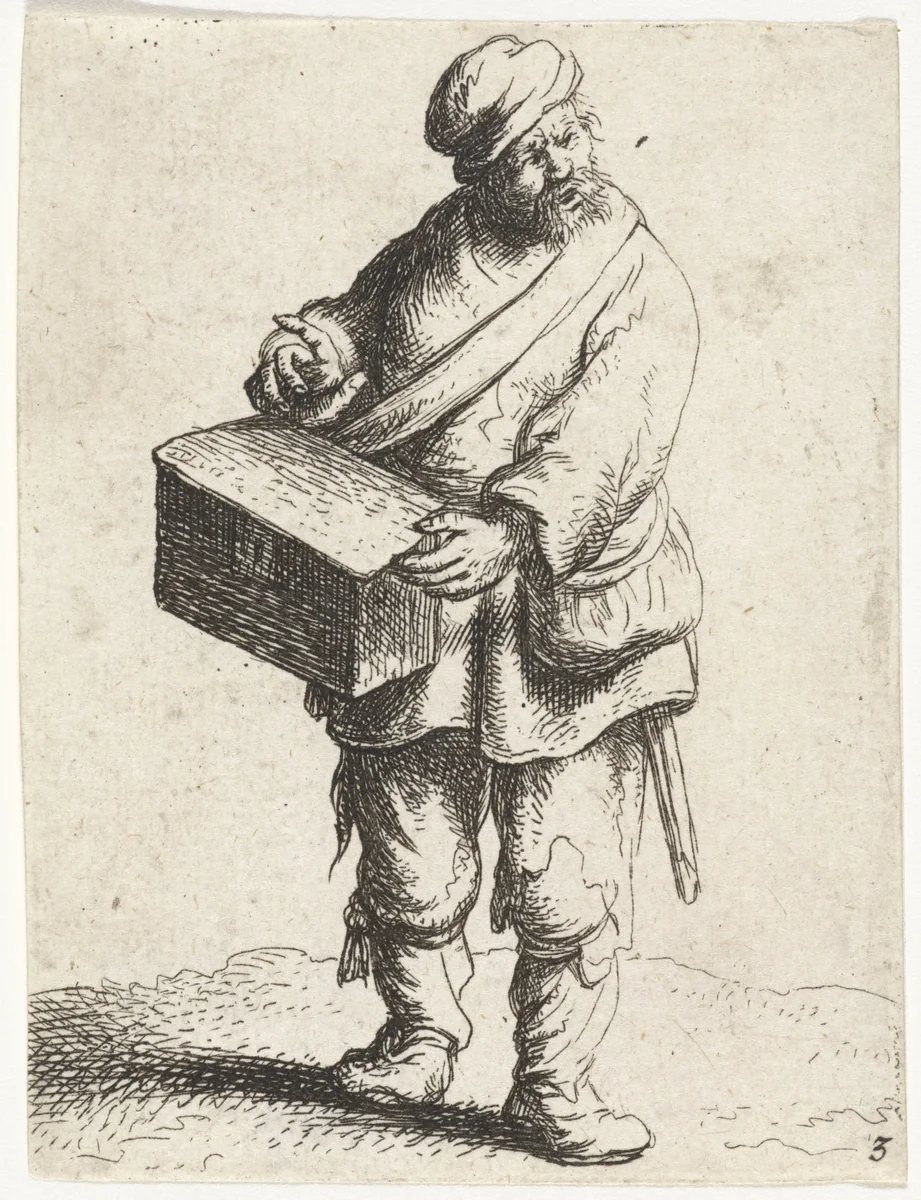Marskramer by Jan Gillisz van Vliet, print, 1635