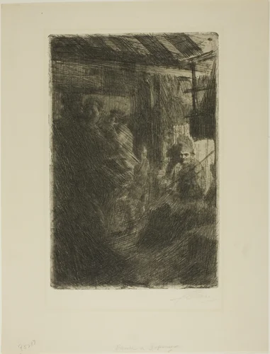 Dance at Gopsmor by Anders Zorn, print, 1906