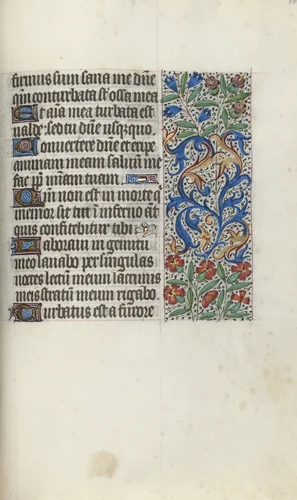 Book of Hours (Use of Rouen): fol. 112r by Master of the Geneva Latini, book, 1465-1475