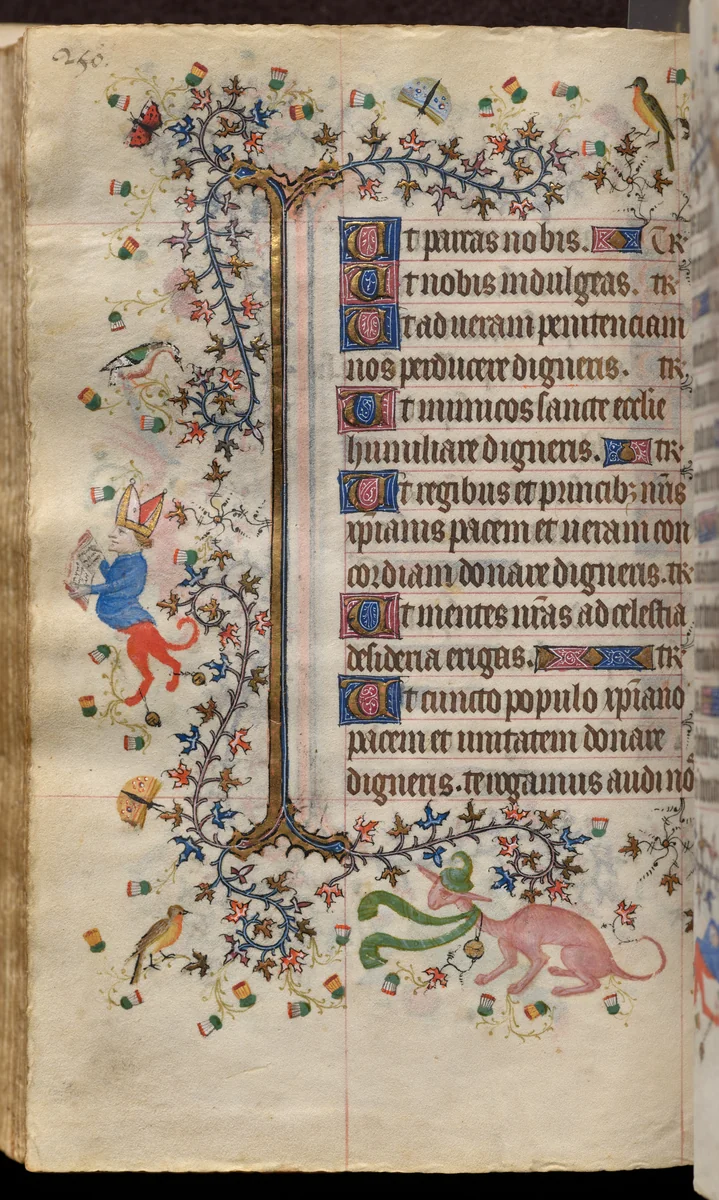 Hours of Charles the Noble, King of Navarre (1361-1425): fol. 125v, Text by Master of the Brussels Initials and Associates, book, 1400-1410