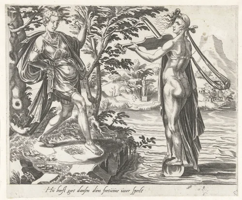 Als het geluk je toelacht, gaat alles voor de wind by Unknown, print, 1560-1590