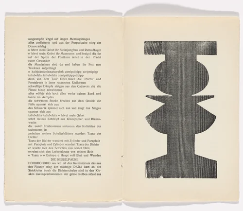 Plate (folio 7) from Phantastische Gebete (Fantastic Prayers) by Jean Arp, illustrated book, 1916