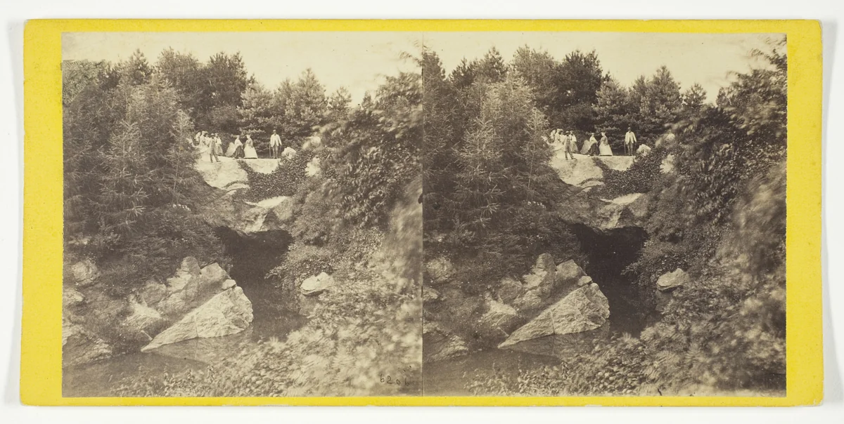 The Cave, No. 6206 from the series "Central Park (New York)" by Anthony & Company, photograph, 1860-1869