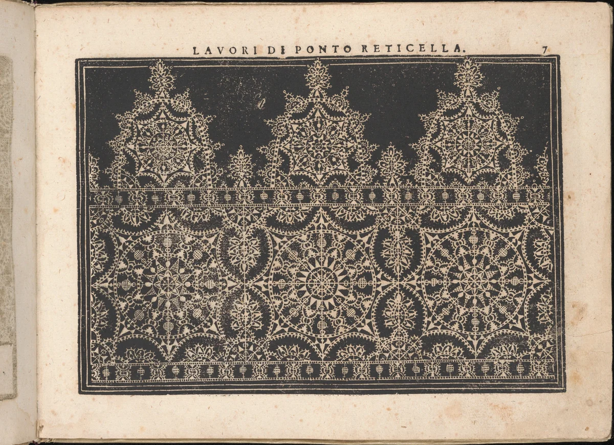 Fiore D'Ogni Virtu Per le Nobili Et Honeste Matrone, page 7 (recto) by Isabella Catanea Parasole, book, 1610