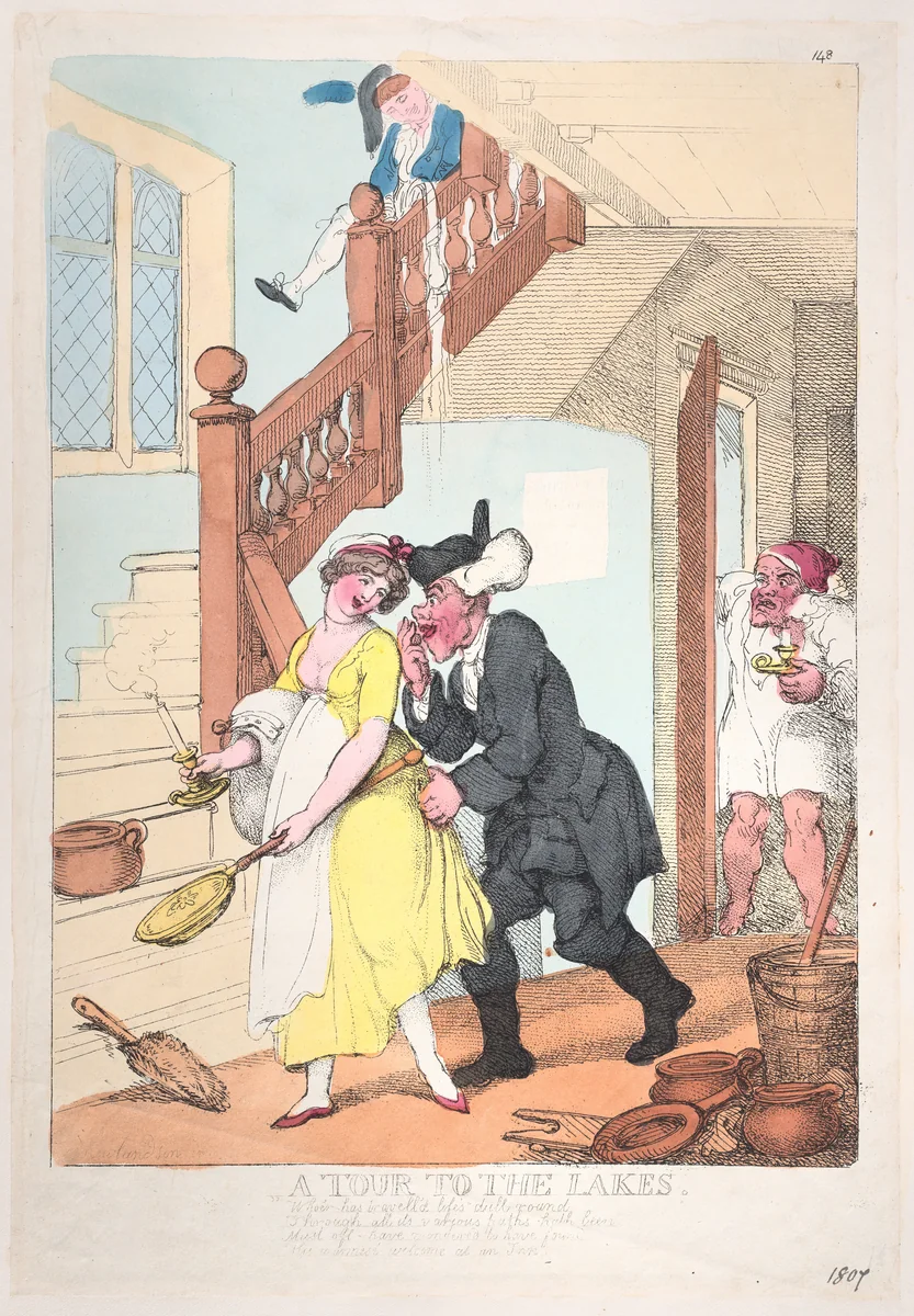 A Tour to the Lakes by Thomas Rowlandson, print, 1807