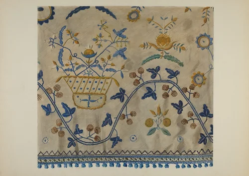 Embroidery by Herman Stroh, index of american design, 1941